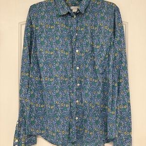 Floral buttondown
